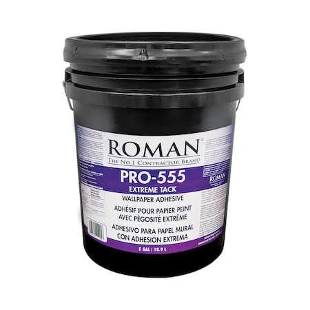 Roman Decorating Roman PRO-555 Super Strength Modified Starch and Synthetic Polymer Beige Adhesive 5 gal 11905